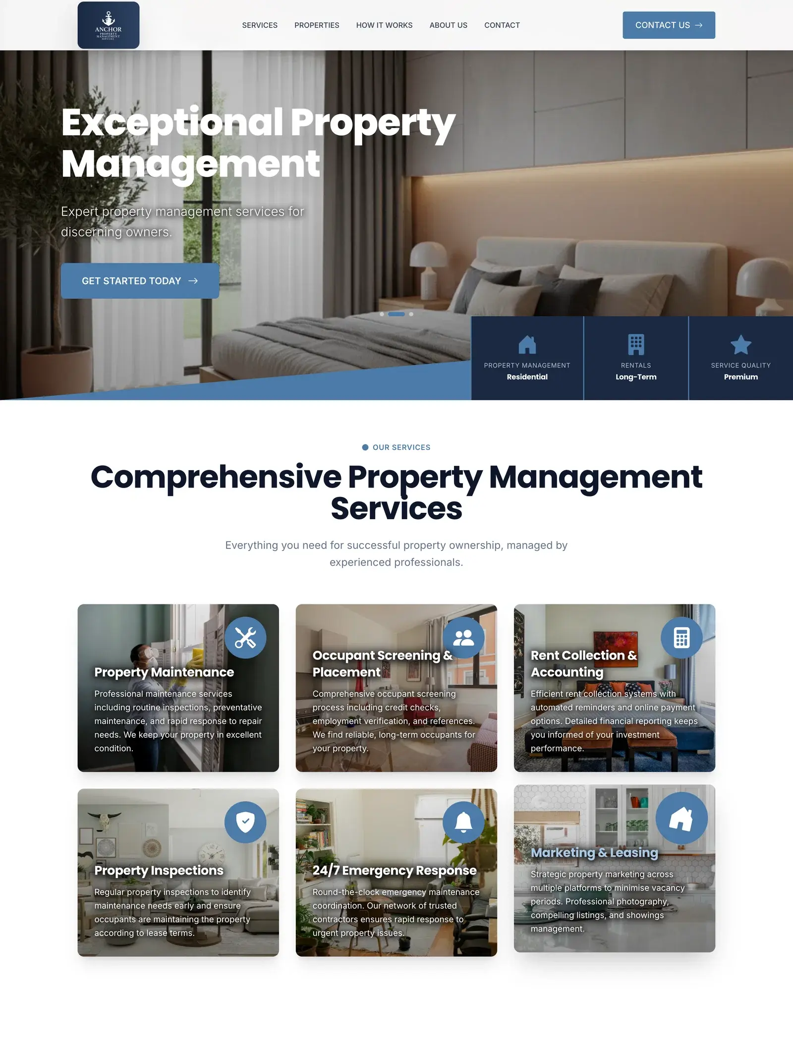 Anchor PM website